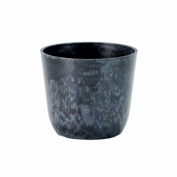 ロクヨンポット　マーブル17　マーブルブラック　花器　ベース　環境にやさしい　鉢カバー　プラスチック　GS006400-020