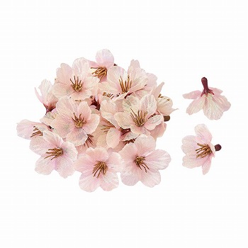 MAGIQ　月夜の桜　落ち輪　ライトピンク　48コ入　アーティフィシャルフラワー　造花　桜　FM004397