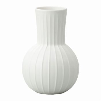 クレイ　Kugel　10φ15H　マットホワイト　花瓶　花器　ベース　磁器　CC366444-101