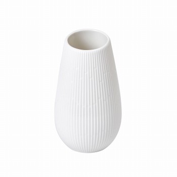 クレイ　Bien　9φ16H　ホワイト　花器　花瓶　陶器　CC366433-100
