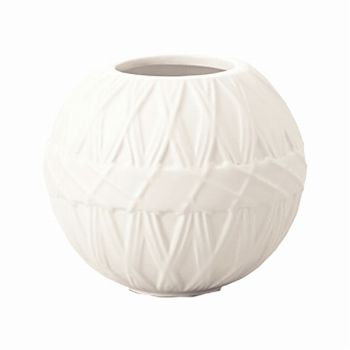 クレイ　temariS　マットホワイト　花器　ベース　陶器　CC326611-101
