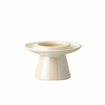 クレイ　TEN-MOKU　PEARLIVORY　花器　ベース　陶器　CC159504-314