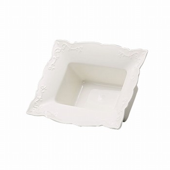 【完売品】クレイ　クレア　レクト　ホワイト　花器　陶器　CC366106-100