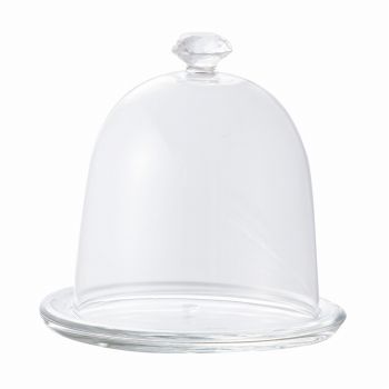 クレイ　Glass Dome Friends　12.5φ12.5H　ダイアモンド　ガラスドーム　花器　ベース　CC777150-004