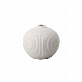 クレイ　bulbo　16φ14.5H　MATT WHITE　花瓶　陶器　花器　インテリアベース　CC171813-101