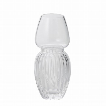 クレイ　luce　6.5φ15H　CLEAR　花瓶　花器　インテリアベース　ガラス　一輪挿し　CC777681-000