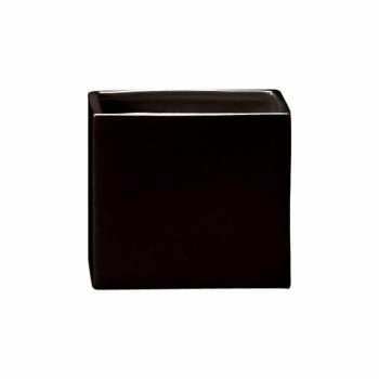 【完売品】クレイ　カラーベースキューブLL　ブラック　花器　ベース　陶器　CC144779-800