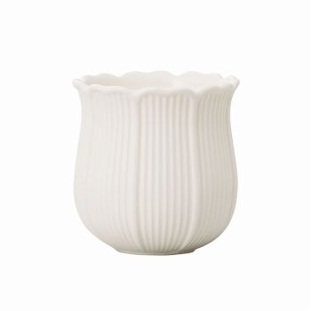 クレイ　colette　8.5φ9H　ホワイト　花器　ベース　4コ入　陶器　CC366265-100