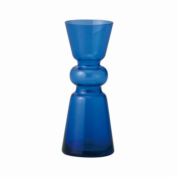 クレイ　valoa　6.5φ16H　AZURE BLUE　花瓶　ガラス　花器　ベース　CC777683-600