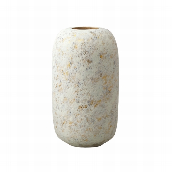 クレイ　Miniera　20φ36H　MIX IVORY　花瓶　陶器　花器　インテリアベース　CC190651-312