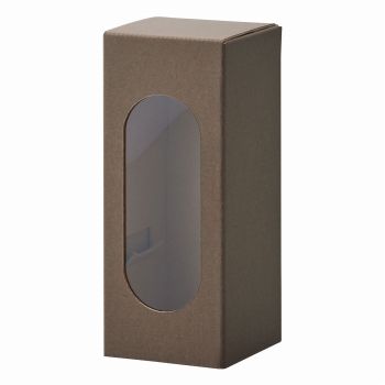 クレイ　cardboard box　8.5□21H　ブラウン　ギフトボックス　紙素材　CC960509-200