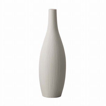 クレイ　bulbo　14φ46H　MATT WHITE　花瓶　陶器　花器　インテリアベース　CC171815-101