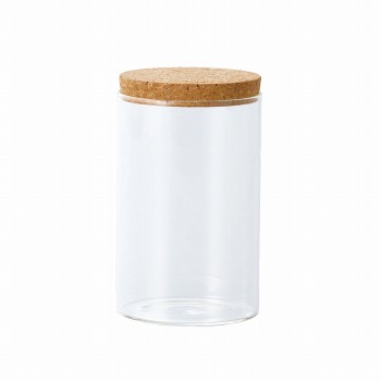 クレイ　Glass Cylinder with Cork　9.5φ15H　クリア　コルクボトル　ガラス　花器　ベース　CC777412-000