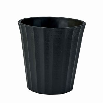 ピエーガ6号丸型　ブラック　10コ　花器　ベース　プラスチック　樹脂　GJ008143