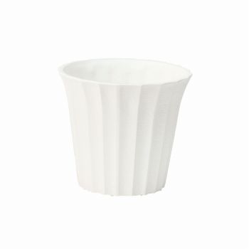 ピエーガ5号丸型　ホワイト　10コ　花器　ベース　プラスチック　樹脂　GJ008134