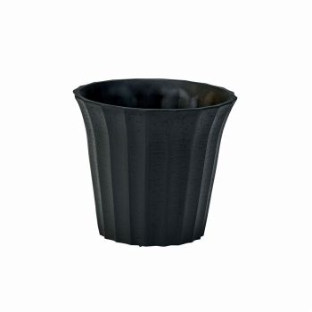 ピエーガ5号丸型　ブラック　10コ　花器　ベース　プラスチック　樹脂　GJ008135