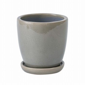 アステアトール　ライトグレー　花器　ベース　陶器　CF040200-015